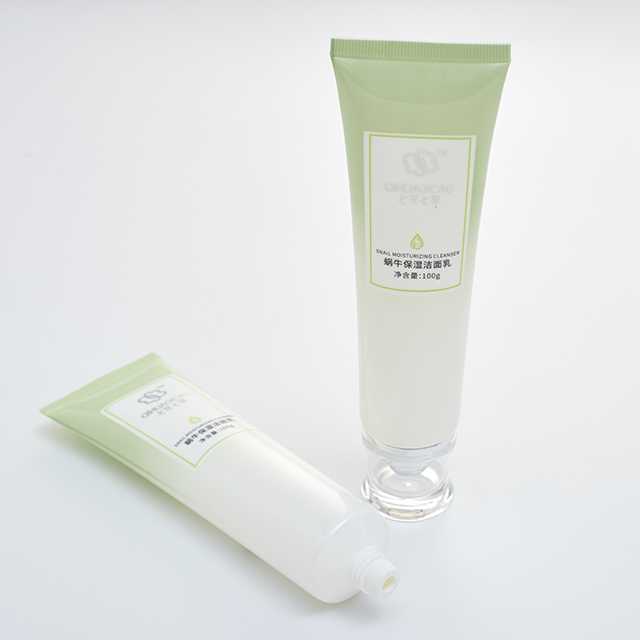 Изготовленная на заказ 50 г 100 г пустая косметическая мягкая трубка из полиэтилена для ухода за кожей