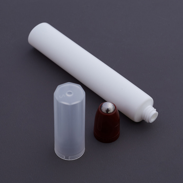 Массажный роликовый аппликатор, верхняя пустая упаковка для крема для глаз, тюбик