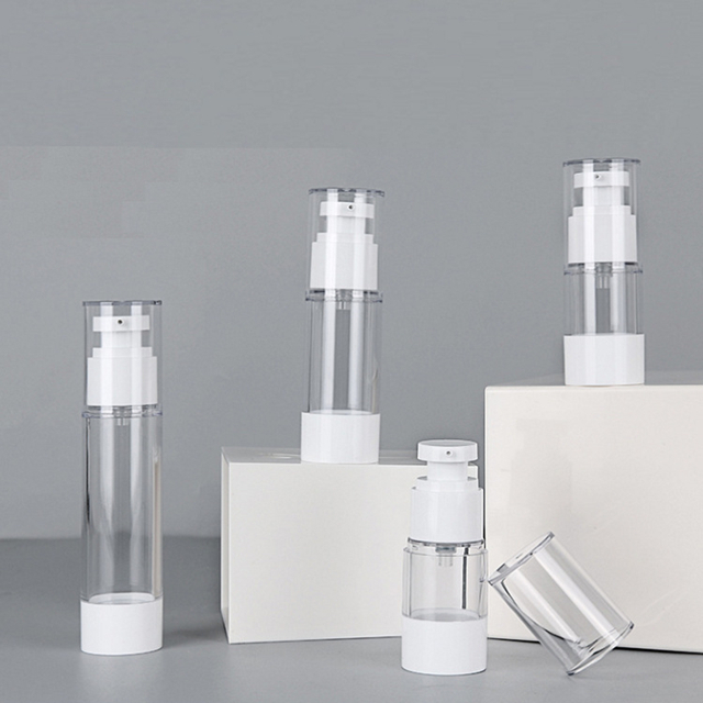 30 мл 50 мл косметическая сыворотка-крем пластиковая безвоздушная бутылка с насосом